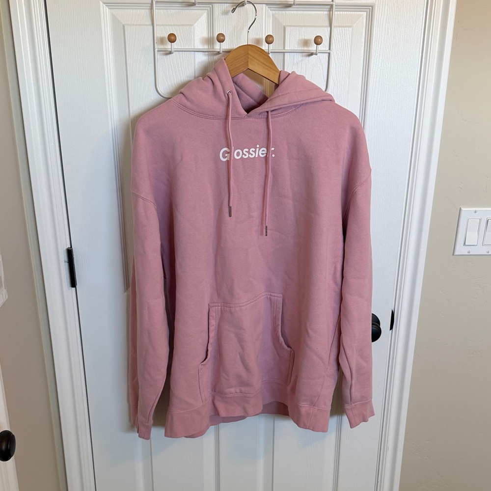 Glossier Blush Pink Hoodie